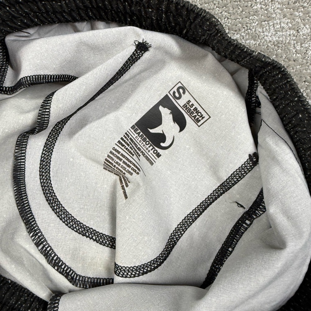 Bearbottom Grey Black Speck Patterned Athletic Sh… - image 4